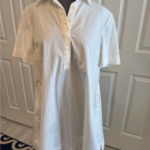Old Navy White Short Sleeve Dress